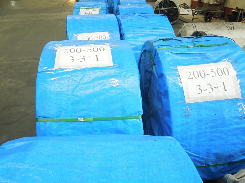 Customized steel cord conveyor belts prepared for Senegal mining customer